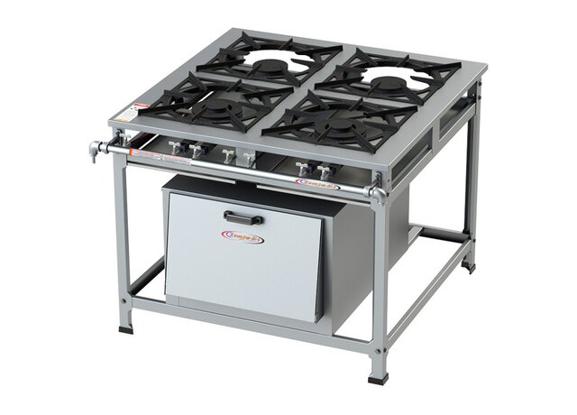 Fogão industrial Itajobi 4 bocas com forno